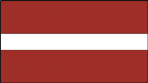 Łotwa flaga